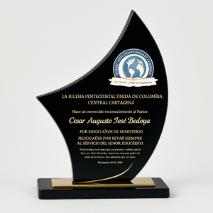 placa acrilica lanza