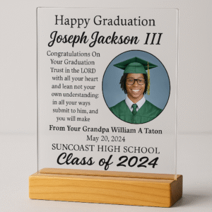 placa acrilica tipo hablador